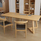 Solid Wood Top Dining Table Traditional Luxury Table with Pine Wood Sled Base Clearhalo 'Dining Tables & Seating' 'Dining Tables' 'dining_table' 'furn' 'furn_dining_table' 'Furniture' 'furniture_dining_table' 'Kitchen & Dining Furniture' 'kitchen' 'kitchen_dining_table' 1200x1200_7e212418-5b48-45a7-93eb-14aa178939b6