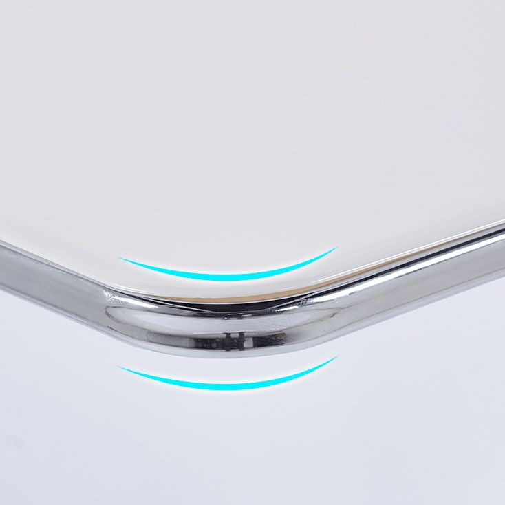 Acrylic Curved Writing Desk Folding Contemporary Desk 25.2"L x 19.7"W x 27.6"H Clearhalo 'furn' 'furn_office_desk' 'Furniture' 'Office Desks' 'Office Furniture' 'office_desk' 1200x1200_7e24094c-3c60-444f-8b11-6e9f7aeeecb9