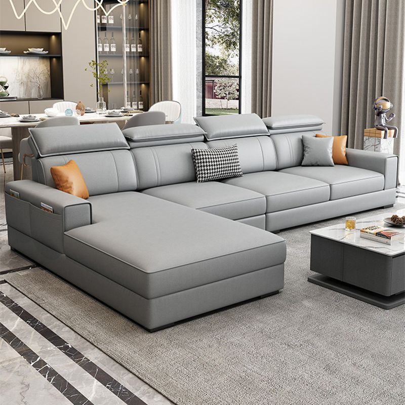 Nordic Stationary with Storage Living Room Recessed Arm Cushions Settee Clearhalo 'furn' 'furn_sectionals' 'Furniture' 'Living Room Furniture' 'Sectionals' 1200x1200_7e252e80-c450-4f83-bc6d-626fb7f52f6d