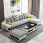 Contemporary L-Shape Modular Furniture Sectionals for Four People