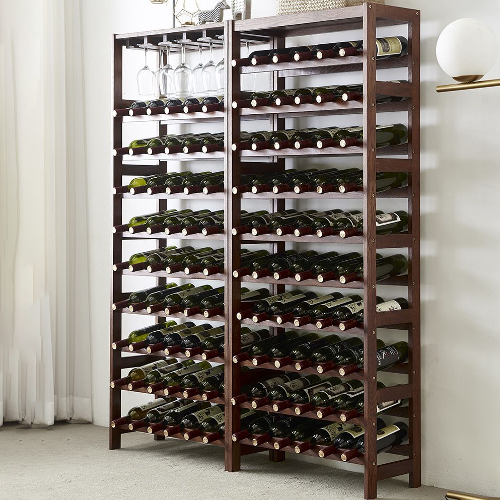 Modern Floor Wine Bottle Rack Solid Wood Wine Bottle Rack for Home Clearhalo 'furn' 'furn_wine_racks' 'Furniture' 'Kitchen & Dining Furniture' 'Wine Racks' 'wine_racks' 1200x1200_7e273fc4-296e-4f4a-ab7e-944d80dfa949