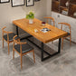 Modern 1/5 Pieces Dining Set Rectangle Wood Dining Table for Kitchen Dining Room Clearhalo 'Dining Room Sets' 'Dining Tables & Seating' 'dining_room_set' 'furn' 'furn_dining_room_set' 'Furniture' 'Kitchen & Dining Furniture' 1200x1200_7e2848d1-ffda-4431-8a34-7a5b3d52659e