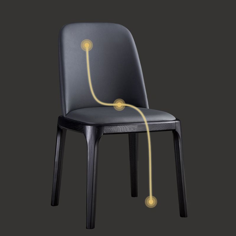 Modern Side Dining Chairs Faux Leather Dining Chairs for Kitchen Clearhalo 'Dining Chairs' 'Dining Tables & Seating' 'dining_chair' 'furn' 'furn_dining_chair' 'Furniture' 'furniture_dining_chair' 'Kitchen & Dining Furniture' 1200x1200_7e2973de-def3-4edf-8902-139e532caeca