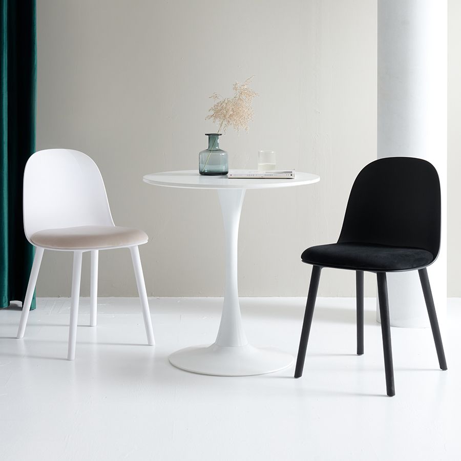 Glam Plastic Indoor-Outdoor Room Side Chairs Solid Back Chair Clearhalo ' kitchen&dining_furn' 'Dining Chairs' 'Dining Tables & Seating' 'dining_chair' 'furn' 'furn_dining_chair' 'Furniture' 'furniture_dining_chair' 'Kitchen & Dining Furniture' 'kitchen' 1200x1200_7e2a27ba-96b2-4e9a-b93b-14ae29ff5884