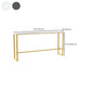 Glam Bar-height Table Faux Marble Top Pub Table with Gold Base