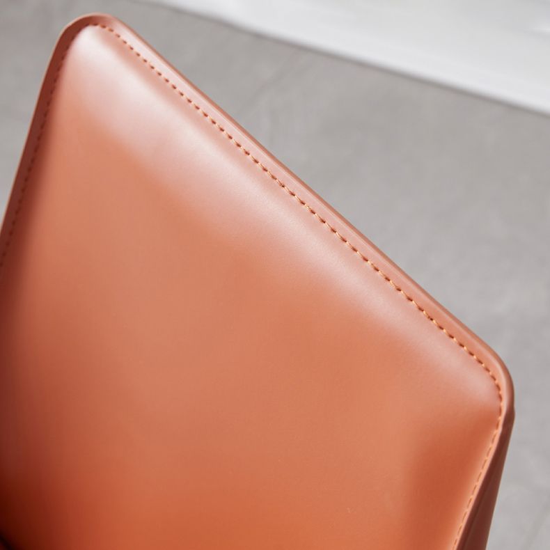 Contemporary Style Dining Chairs Armless Side Chair with Metal Legs Clearhalo 'Dining Chairs' 'Dining Tables & Seating' 'dining_chair' 'furn' 'furn_dining_chair' 'Furniture' 'furniture_dining_chair' 'Kitchen & Dining Furniture' 1200x1200_7e2bec4e-82fd-44c8-a6bd-a547de1f4807