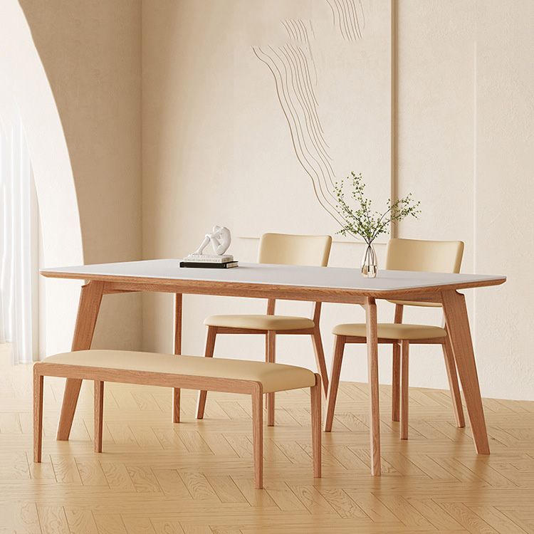 Medieval Modern Stone Dinette Table 4 Legs Dining Table for Kitchen Clearhalo 'Dining Tables & Seating' 'Dining Tables' 'dining_table' 'furn' 'furn_dining_table' 'Furniture' 'Kitchen & Dining Furniture' 1200x1200_7e2d020b-cfde-426a-a408-43d57a0f60e0