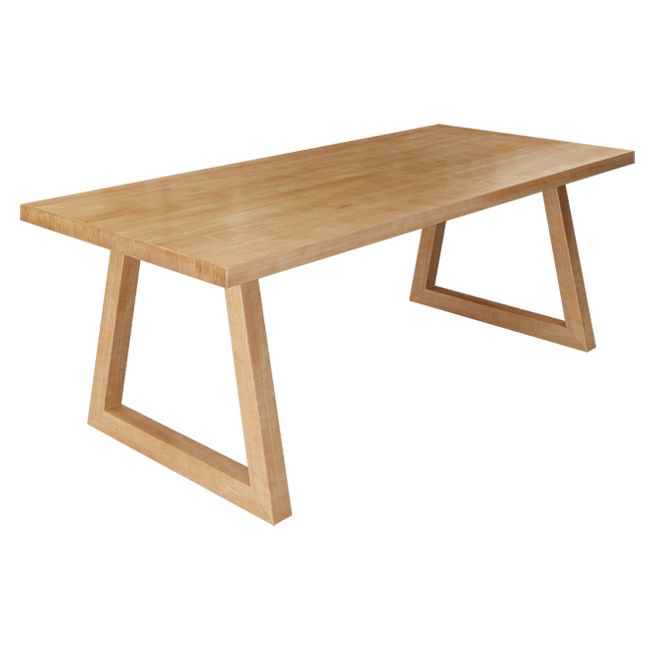 Pine Solid Wood Rectangle Table Modern Dining Table in Nature with Double Pedestal Clearhalo ' dining_table' 'Dining Tables & Seating' 'Dining Tables' 'furn' 'furn_dining_table' 'Furniture' 'furniture_dining_table' 'Kitchen & Dining Furniture' 'kitchen&dining_furn' 'kitchen' 'kitchen_dining_table' 1200x1200_7e2e5ab0-9a87-4032-a23b-5f6a42caa9e8