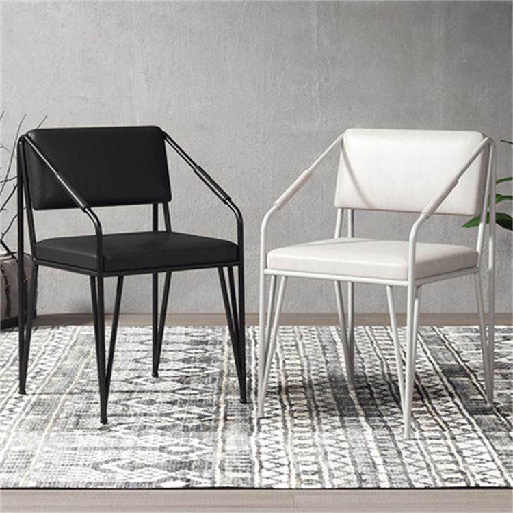 Scandinavian Style Metal Chairs Kitchen Open Back Side Chair (Set of 2) Clearhalo ' kitchen&dining_furn' 'Dining Chairs' 'Dining Tables & Seating' 'dining_chair' 'furn' 'furn_dining_chair' 'Furniture' 'furniture_dining_chair' 'Kitchen & Dining Furniture' 'kitchen' 1200x1200_7e2f3234-dbc7-4f74-83b1-b7935dd6706e