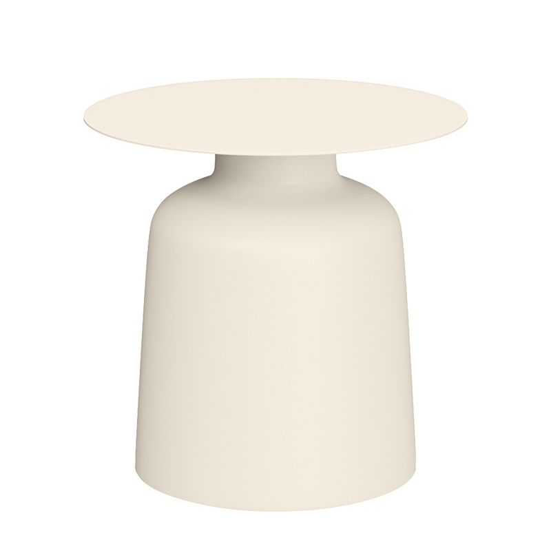 16.5"/17.7" Tall Mid-Century Round Top Side Table Metal Pedestal End Table Clearhalo 'Coffee & Accent Tables' 'End & Side Tables' 'end_side_tables' 'furn' 'furn_end_side_tables' 'Furniture' 'Living Room Furniture' 1200x1200_7e3107c1-7603-4f4e-be6e-309449d291c9