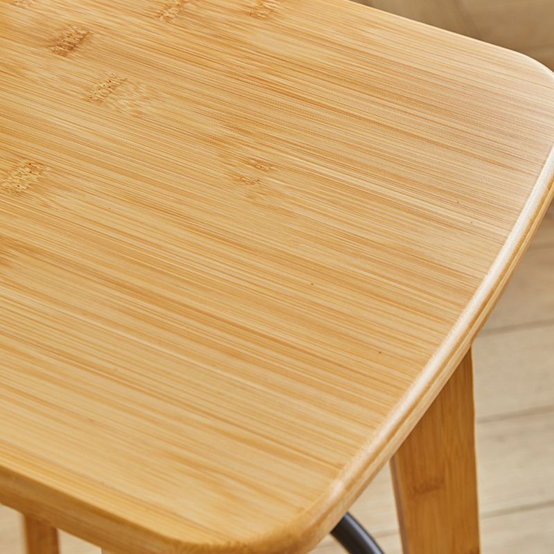 Contemporary Solid Wood Bar Stool Indoor Bar Stools with Wood Seat and Footrest Clearhalo 'Bar Furniture' 'Bar Stools' 'bar_stools' 'furn' 'furn_bar_stools' 'furniture_bar_stools' 'Kitchen & Dining Furniture' 'kitchen&dining_furn' 'kitchen' 'kitchen_furn' Furniture' 1200x1200_7e387b6d-f01f-4256-b73c-514193f273ad