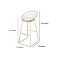 Glam Table and Stool 1/2/3 Pieces Pub Table Set for Dining Room Clearhalo 'Bar Furniture' 'furn' 'furn_home_bar_bar_sets' 'Furniture' 'Home Bars & Bar Sets' 'home_bar_bar_sets' 'Kitchen & Dining Furniture' 1200x1200_7e388e46-84a2-4b17-9bbe-6e25bf459ea9