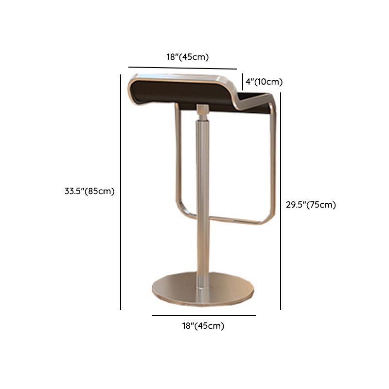 Contemporary Bar Stool and Table Set 2/3 Pieces White Rectangular