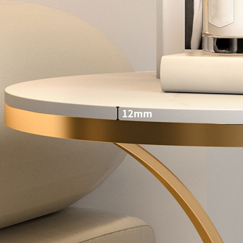 21.65" Tall Contemporary Style Side End Table Metal Frame Side Accent Table Clearhalo 'Coffee & Accent Tables' 'End & Side Tables' 'end_side_tables' 'furn' 'furn_end_side_tables' 'Furniture' 'Living Room Furniture' 1200x1200_7e398d66-17aa-40eb-bbe9-b744324bd526