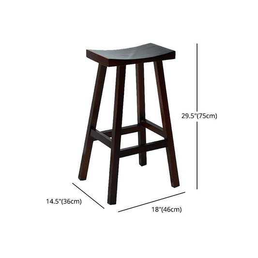 Modern Armless Counter Stool Wood Restaurant Bar Stool with Wooden Seat and Pedal Clearhalo 'Bar Furniture' 'Bar Stools' 'bar_stools' 'furn' 'furn_bar_stools' 'furniture_bar_stools' 'Kitchen & Dining Furniture' 'kitchen&dining_furn' 'kitchen' 'kitchen_furn' Furniture' 1200x1200_7e39a2c5-afe2-42c6-a4c8-7eb8700209fa