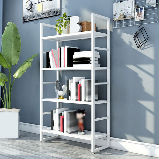 3/4/5-Shelf Iron Etagere Bookshelf Black and White Vertical Bookcase for Living Room Clearhalo 'Bookcases' 'furn' 'furn_bookcases' 'Furniture' 'furniture_bookcases' 'Office Furniture' 1200x1200_7e3a9e3d-4d47-4e40-ba2d-31ef694b1e2f