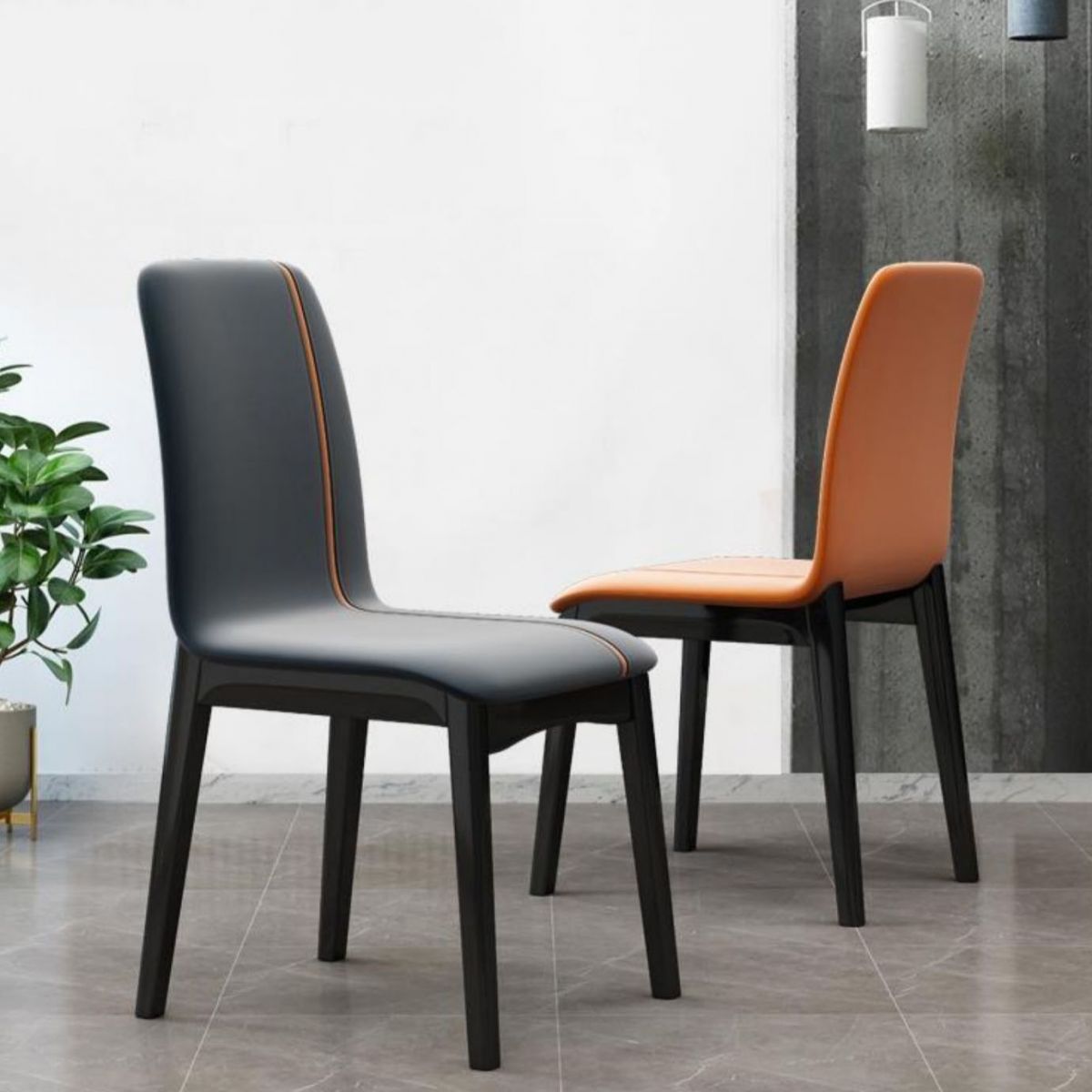 Contemporary Parsons Chair Upholstered Furniture in Matte Finish for Home Clearhalo 'Dining Chairs' 'Dining Tables & Seating' 'dining_chair' 'furn' 'furn_dining_chair' 'Furniture' 'Kitchen & Dining Furniture' 1200x1200_7e3ab4b3-0d66-4fee-abb9-8e9b4547dec4