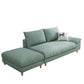 Modern Chaise Lounge Solid Color Chaise Lounge Couch with Pillows