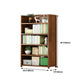 9.9" W Modern Bookcase Matte Finish Closed Back Bookshelf for Study Room Clearhalo 'Bookcases' 'furn' 'furn_bookcases' 'Furniture' 'Office Furniture' 1200x1200_7e44c35a-00f4-419d-bb3b-3884781d2163