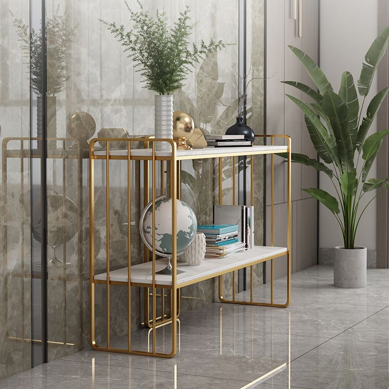 Massiccola della sala da pranzo in metallo Gabinetto del server buffet glam con archiviazione aperta