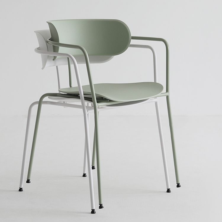 Industrial Style Kitchen Dining Chair Dining Stackable Arm Chairs with Metal Legs Clearhalo ' kitchen&dining_furn' 'Dining Chairs' 'Dining Tables & Seating' 'dining_chair' 'furn' 'furn_dining_chair' 'Furniture' 'furniture_dining_chair' 'Kitchen & Dining Furniture' 'kitchen' 1200x1200_7e45d0e1-033b-4e2f-b892-33fa3571dda8