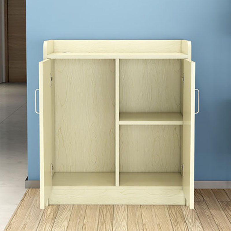 Moderner technischer Holz Sideboard Esszimmer 33 "H 2 Türen Buffet Server