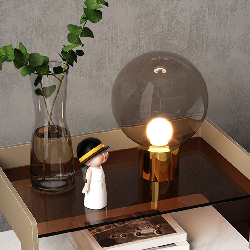 18,89 "Tall 1 - Tiroir Tablette de nuit moderne en verre moderne avec rangement ouvert