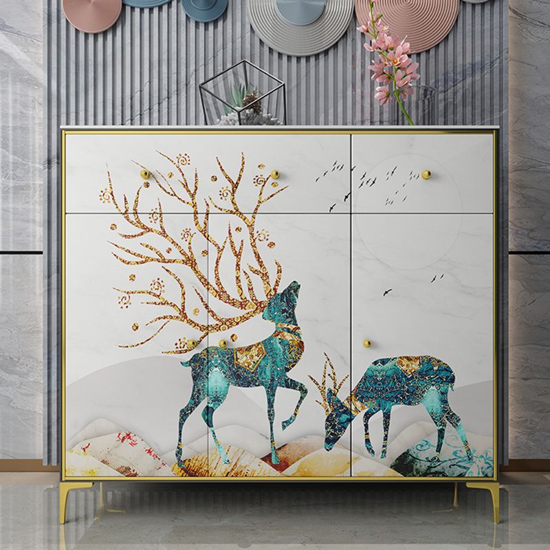 Glam Sideboard Cabinet Stone Sideboard with Drawers for Living Room Clearhalo 'buffet_sideboard' 'Buffets & Sideboards' 'furn' 'furn_buffet_sideboard' 'Furniture' 'Kitchen & Dining Furniture' 1200x1200_7e4b2350-f68c-4ac2-8fc6-982a7650aa60