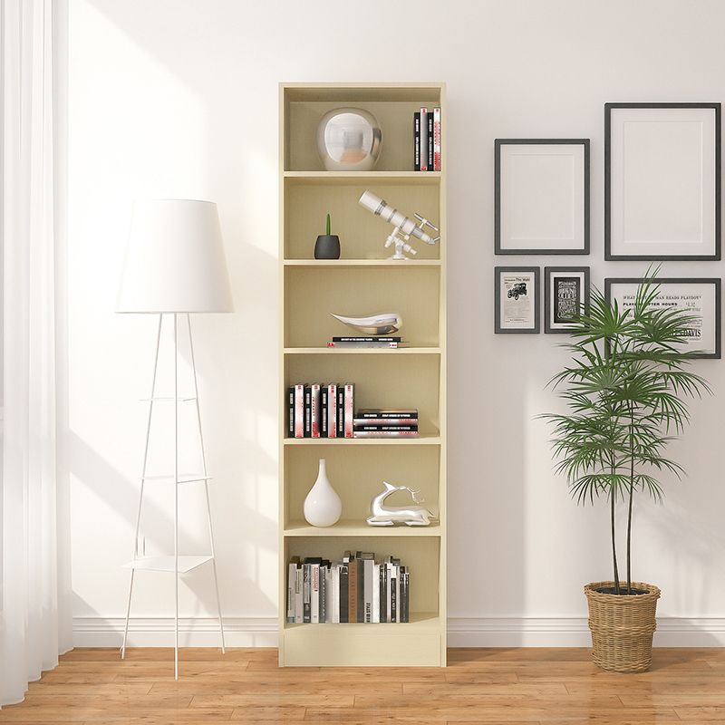 Scandinavian Manufactured Wood Standard Bookshelf Vertical Closed Back Bookcase Clearhalo 'Bookcases' 'furn' 'furn_bookcases' 'Furniture' 'furniture_bookcases' 'Office Furniture' 1200x1200_7e4df726-8a9a-4a8b-816d-a8e9186513ca