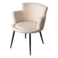 Contemporary Style Upholstered Single Side Chair Solid Back Arm Dining Chair Clearhalo ' kitchen&dining_furn' 'Dining Chairs' 'Dining Tables & Seating' 'dining_chair' 'furn' 'furn_dining_chair' 'Furniture' 'furniture_dining_chair' 'Kitchen & Dining Furniture' 'kitchen' 1200x1200_7e4e7c32-12b4-4be5-88dc-65b8c8a9734d