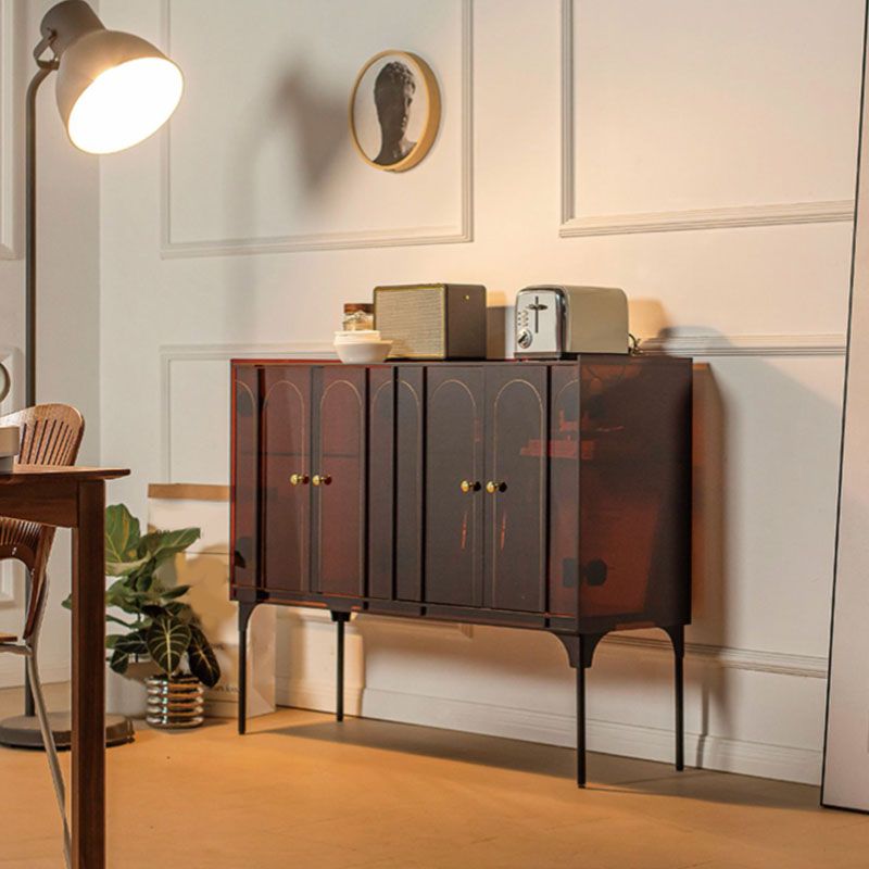 Servidor de plástico moderno de servidor de comedor con puertas para el comedor