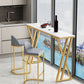 Contemporary Rectangle Bar Dining Table Indoor Bar Height Cocktail Table 42-Inch Top Clearhalo 'Bar Furniture' 'Bar Tables' 'bar_tables' 'furn' 'furn_bar_tables' 'Furniture' 'furniture_bar_tables' 'Kitchen & Dining Furniture' 'kitchen&dining_furn' 'kitchen' 1200x1200_7e51e168-e355-4478-a744-cb443fd9570b