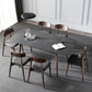 Contemporary Style Home Sintered Stone Dining Table Rectangle Shape Table with 4 Legs Base Clearhalo ' dining_table' 'Dining Tables & Seating' 'Dining Tables' 'furn' 'furn_dining_table' 'Furniture' 'furniture_dining_table' 'Kitchen & Dining Furniture' 'kitchen&dining_furn' 'kitchen' 'kitchen_dining_table' 1200x1200_7e52bd84-55e1-4a7c-b0b7-4e1eb0437db0