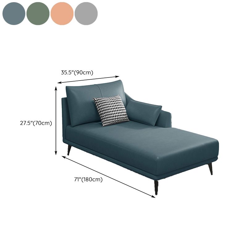 Modern Chaise Lounge Couch One Armed Chaise Lounge with Pillows Clearhalo 'Chairs & Seating' 'Chaise Lounge' 'chaise_lounge' 'furn' 'furn_chaise_lounge' 'Furniture' 'Living Room Furniture' 1200x1200_7e53b683-5c6d-4553-8f75-c7a7a5e47a2f