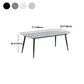 Rectangle Contemporary Table Stone Kitchen Dinner Table with 4 Legs Clearhalo ' dining_table' 'Dining Tables & Seating' 'Dining Tables' 'furn' 'furn_dining_table' 'Furniture' 'furniture_dining_table' 'Kitchen & Dining Furniture' 'kitchen&dining_furn' 'kitchen' 'kitchen_dining_table' 1200x1200_7e557fc4-e40d-4dcb-82a4-d47d18f4b60c