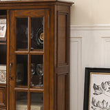 Porta di vetro tradizionale per il display di cenere mobile per soggiorno standard per soggiorno