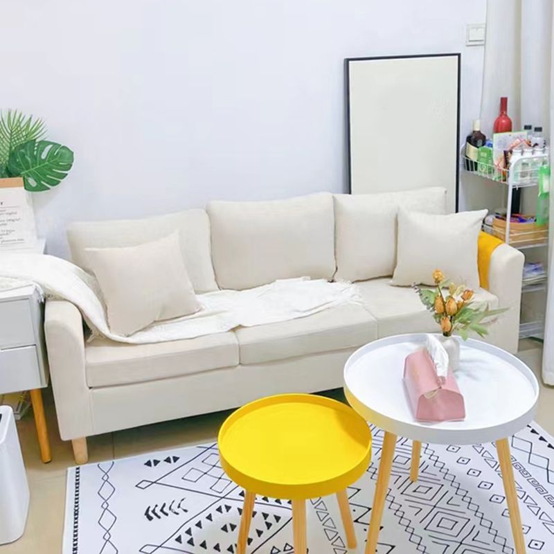 3-Seat Cushions Sofa 68.11*27.56*28.35 Slipcovered Square Arm Sofa Clearhalo 'furn' 'furn_sofas' 'Furniture' 'furniture_sofas' 'kitchen' 'kitchen_sofas' 'Living Room Furniture' 'Sofa' 'sofas' 1200x1200_7e596e76-e4b9-435d-afa1-c5646d68349b