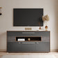 Modern TV Stand Console Faux Wood TV Stand Console with 2 Storage Clearhalo 'furn' 'furn_tv_stands_entertainment_centers' 'Furniture' 'Living Room Furniture' 'TV Stands & Entertainment Centers' 'TV Stands & Media Storage Furniture' 'tv_stands_entertainment_centers' 1200x1200_7e5a8f9a-ed6d-4e26-981b-0c0223aa867b