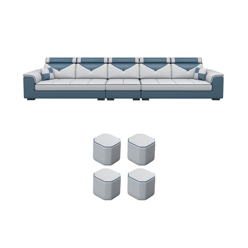 Contemporary Removable Cushions Sectionals 35.43"High Pillow Top Arm Sofa with Storage Clearhalo 'furn' 'furn_sectionals' 'Furniture' 'furniture_sectionals' 'kitchen' 'kitchen_sectionals' 'Living Room Furniture' 'Sectionals' 1200x1200_7e5b64fa-14f9-4625-b69a-40f3887118fe