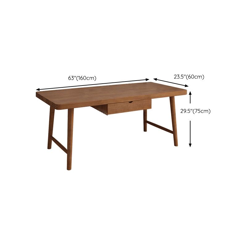 Contemporary Sled Office Desk Natural Solid Wood Writing Desk Clearhalo 'furn' 'furn_office_desk' 'Furniture' 'Office Desks' 'Office Furniture' 'office_desk' 1200x1200_7e5d0d7a-f67e-4bf2-b089-7f2cda52da8c