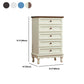 Modern Solid Wood Accent Chest with Drawers 13.77" Wide Chest