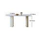 Set da pranzo in pietra sinterizzata stile Glam Set da pranzo da 1/3/5 pezzi per zone pranzo