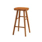 Modern Footrest Counter Chair Saddle Seat Solid Wood Bar Stool in Coffee Shop Clearhalo 'Bar Furniture' 'Bar Stools' 'bar_stools' 'furn' 'furn_bar_stools' 'Furniture' 'Kitchen & Dining Furniture' 1200x1200_7e5fcea6-d1c4-4532-8eda-19d91a84329f