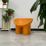 Modern Armless PP Accent Chair Bowl Shape Elephant Legs Papasan Chair Clearhalo 'Accent Chairs' 'accent_chairs' 'Chairs & Seating' 'furn' 'furn_accent_chairs' 'Furniture' 'Living Room Furniture' 1200x1200_7e60efb7-768b-4942-94d6-5febba52d3ef