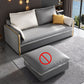 31" Wide Glam Futon Sofa Bed Gray Futon Sleeper Sofa with Storage