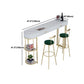 Glam Style Stone Bar Table 1/3/4 Pieces Counter Table with Upholstered Stools Clearhalo 'Bar Furniture' 'furn' 'furn_home_bar_bar_sets' 'Furniture' 'Home Bars & Bar Sets' 'home_bar_bar_sets' 'Kitchen & Dining Furniture' 1200x1200_7e626819-70cc-4368-babc-fd9082733e4f