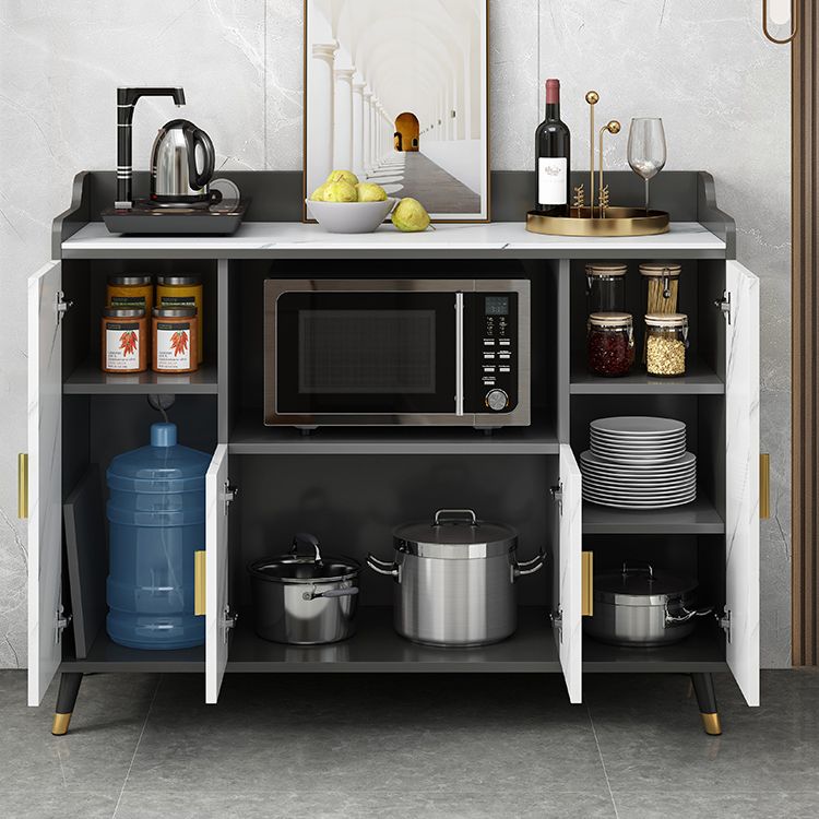 Server da pranzo per finiture opache Glam Sideboard interno con armadi