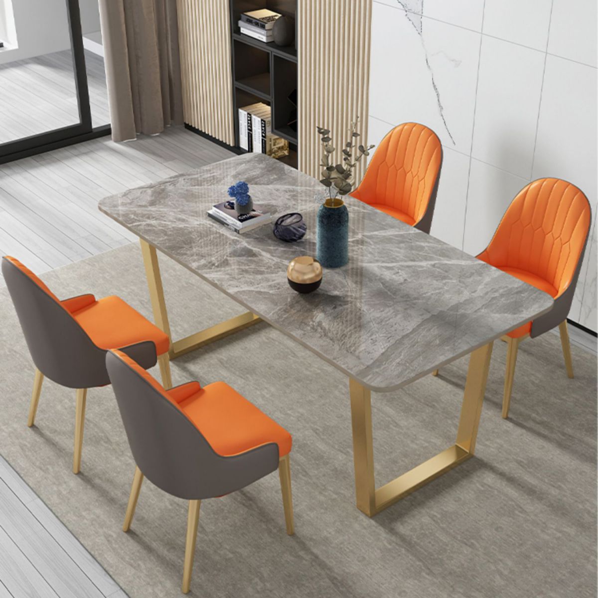 Luxury 1/2/5/7 Pieces Dining Set Sintered Stone Dining Furniture Set /Separate Items Clearhalo 'Dining Room Sets' 'Dining Tables & Seating' 'dining_room_set' 'furn' 'furn_dining_room_set' 'Furniture' 'furniture_dining_room_set' 'Kitchen & Dining Furniture' 'kitchen&dining_furn' 'kitchen' 1200x1200_7e6557e9-615f-4af8-9c86-d239c08f93a6