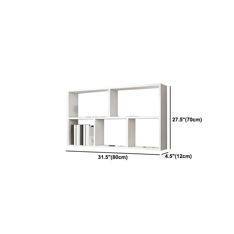 Contemporary Floating Bookshelf Wall Mounted Manufactured Wood Bookcase Clearhalo 'Bookcases' 'furn' 'furn_bookcases' 'Furniture' 'Office Furniture' 1200x1200_7e67c1d8-d1ff-43d7-a790-693e0fbae8db
