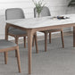 Juego de comedor moderno con tapa de piedra sinterizada, juego de mesa de comedor rectangular de 1/2/5 piezas